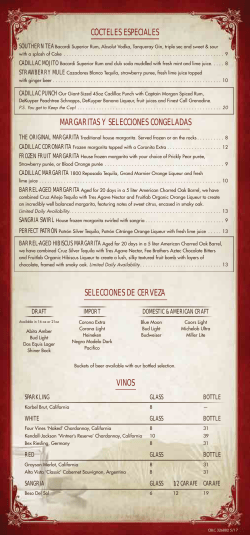 TAPAS - Cadillac Bar