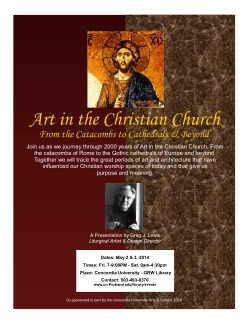 Art in the Christian Church - Concordia University