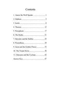 Contents - The Classical Historian