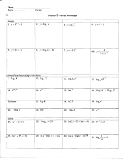 5. y=lnx-2 3.y=2(tf 6. y=log4(x-4) 7. y = -3&middot;2x 24. 3ex