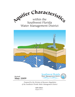 Aquifer Characteristics Within the District