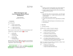 Differential Degrees and Cross-Categorial Measure