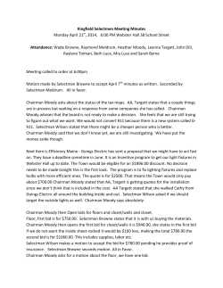 4-21-14 minutes - Kingfield Maine