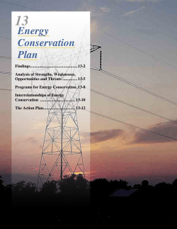 Energy Conservation Plan - Lebanon County, Pennsylvania