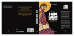 The Anglo Saxon Literature Handbook
