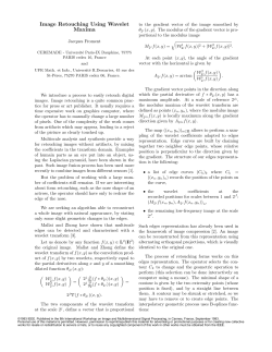 Image Retouching Using Wavelet Maxima