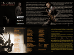 thankyou - Tim Green | Saxophone