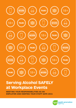 Serving Alcohol SAFELY at Workplace Events