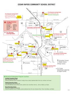 Early learning locations Map.indd