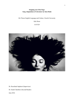 Stepping out of the Page - Utrecht University Repository