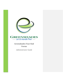 Greenshades Year-End Forms Administrator Guide