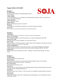Topics SOJA 25-9-2015