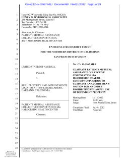 Case3:12-cv-03567-MEJ Document68 Filed11/20/12 Page1 of 29