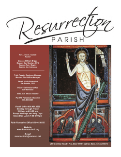 July 31, 2016 - Resurrection Parish