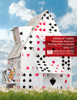 HOUSE OF CARDS: Reforming America`s