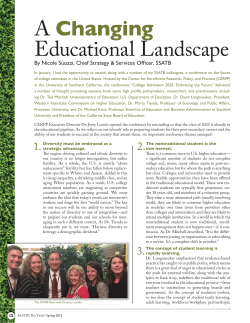 A Changing Educational Landscape