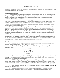 The Ideal Gas Law Lab