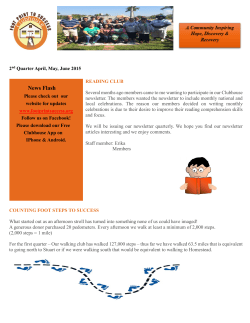 News Flash - Foot Print To Success Clubhouse