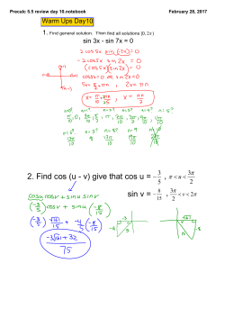 Precalc 5.5 review day 10.notebook