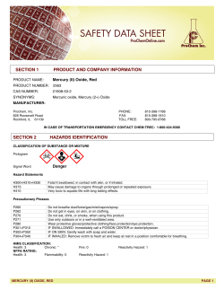 SECTION 1 PRODUCT AND COMPANY INFORMATION SECTION 2
