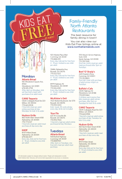 Kids EAT - North Atlanta Kids` Directory