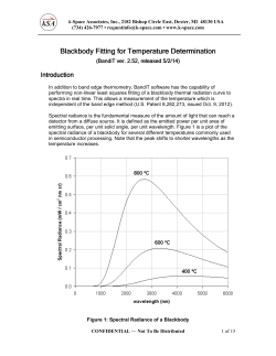 BandiT Blackbody Fitting - k