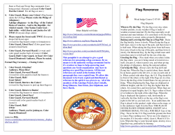 Flag Reverence - bsa