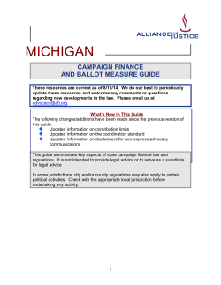 michigan - Bolder Advocacy