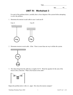 UNIT IV: Worksheet 3