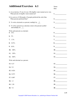Chapter 6 Handout