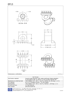 SECTION A-A Dimensions in millimetres (8x) 2.5 13 12.8 10 0.2 2.75
