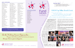 Fund News 2004 - Jayme`s Fund for Social Justice