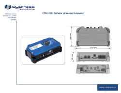 CTM-200 Cellular Wireless Gateway