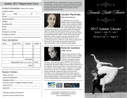 Summer 2017 - Roanoke Ballet Theatre