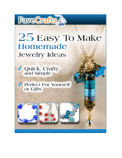 25 Easy To Make Homemade Jewelry Ideas: Quick