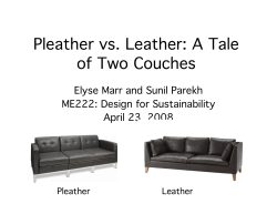 Pleather vs. Leather: A Tale of Two Couches