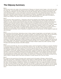 The Odyssey-Summary