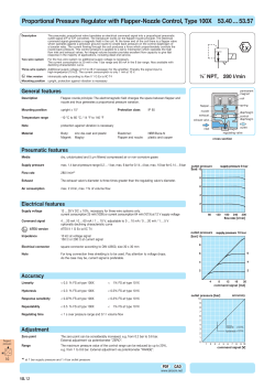 Proportional Pressure Regulator with Flapper