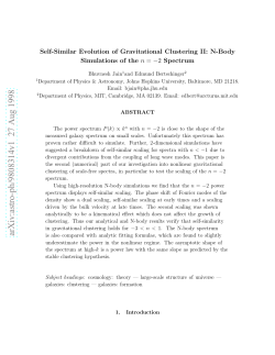 Self-Similar Evolution of Gravitational Clustering II: N
