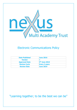 Electronic Communications Policy