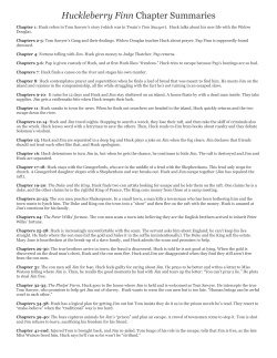 Huckleberry Finn Chapter Summaries