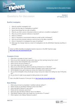 Questions for discussion