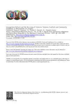 Immigration Reform and the Browning of America