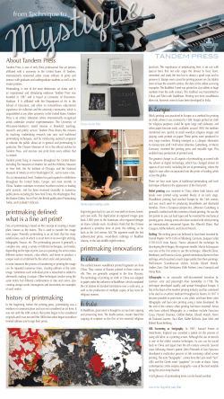 printmaking defined: what is a fine art print?