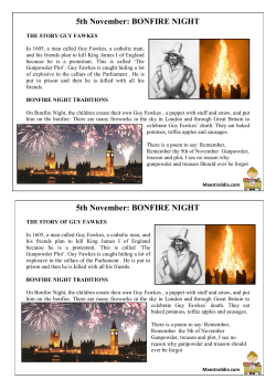 BONFIRE NIGHT - Maestra Lidia