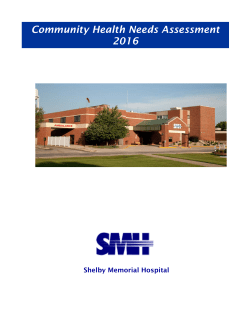 Community Health Needs Assessment 2016
