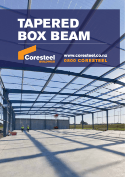 tapered box beam
