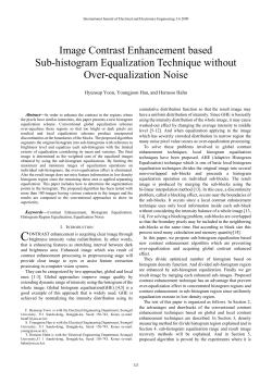 Image Contrast Enhancement based Sub