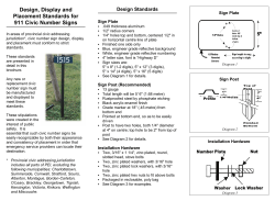 911 Civic Sign Brochure