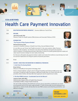 Health Care Payment Innovation